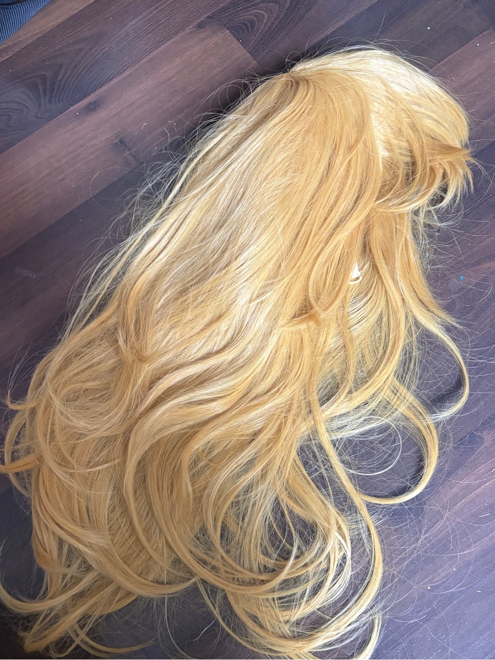 Golden Blonde Long Wavy Hairpiece - Women Hair